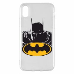 Чехол для iPhone X/Xs Batman face - PrintSalon