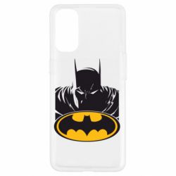 Чехол для Oppo Reno 4 Batman face - PrintSalon