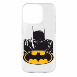 Чехол для iPhone 14 Pro Batman face - PrintSalon