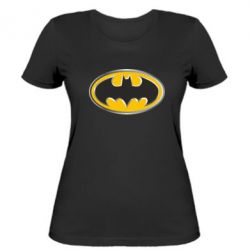 Жіноча футболка Batman Gold Logo - PrintSalon