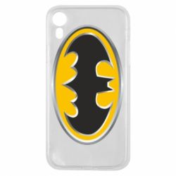 Чохол для iPhone XR Batman Gold Logo - PrintSalon
