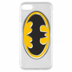 Чохол для iPhone SE 2020 Batman Gold Logo - PrintSalon