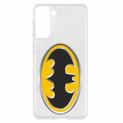 Чохол для Samsung S21+ Batman Gold Logo - PrintSalon