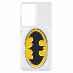Чохол для Samsung S21 Ultra Batman Gold Logo - PrintSalon