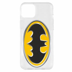 Чохол для iPhone 14 Plus Batman Gold Logo - PrintSalon