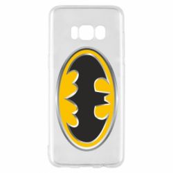 Чохол для Samsung S8 Batman Gold Logo - PrintSalon