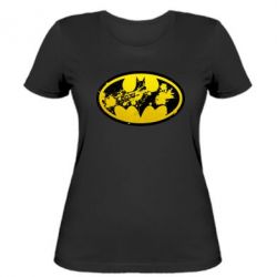 Женская футболка Batman Graffiti - PrintSalon