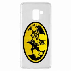 Чехол для Samsung A8+ 2018 Batman Graffiti - PrintSalon
