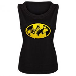 Женская майка Batman Graffiti - PrintSalon