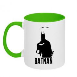 Чашка двокольорова Batman, justice - PrintSalon