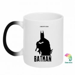Чашка-хамелеон Batman, justice - PrintSalon