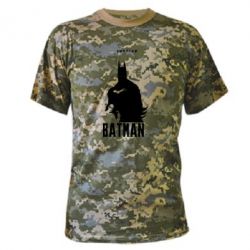 Камуфляжна футболка Batman, justice - PrintSalon