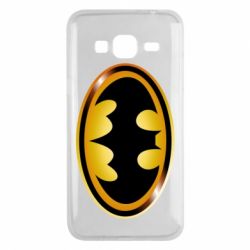 Чохол для Samsung J3 2016 Batman logo Gold - PrintSalon