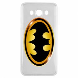 Чохол для Samsung J7 2016 Batman logo Gold - PrintSalon