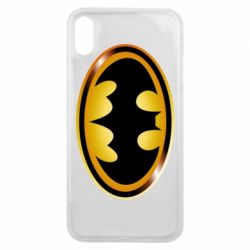 Чохол для iPhone Xs Max Batman logo Gold - PrintSalon