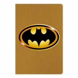 Блокнот з принтом Batman logo Gold - PrintSalon