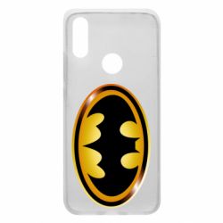 Чохол для Xiaomi Redmi 7 Batman logo Gold - PrintSalon