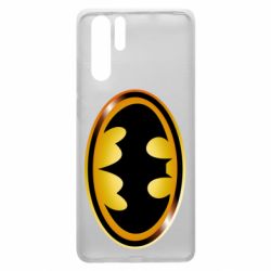 Чохол для Huawei P30 Pro Batman logo Gold - PrintSalon