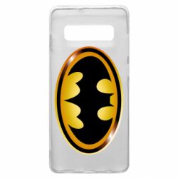 Чохол для Samsung S10+ Batman logo Gold - PrintSalon
