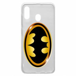Чохол для Samsung A20 Batman logo Gold - PrintSalon