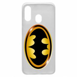 Чохол для Samsung A40 Batman logo Gold - PrintSalon
