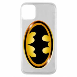 Чохол для iPhone 11 Pro Batman logo Gold - PrintSalon