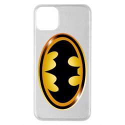 Чохол для iPhone 11 Pro Max Batman logo Gold - PrintSalon