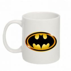 Чашка 320ml Batman logo Gold-PrintSalon Чашка 320ml Batman logo Gold