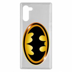 Чохол для Samsung Note 10 Batman logo Gold - PrintSalon