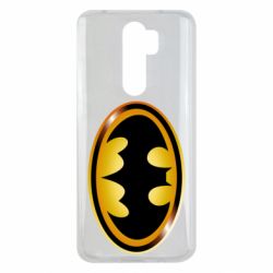 Чохол для Xiaomi Redmi Note 8 Pro Batman logo Gold - PrintSalon