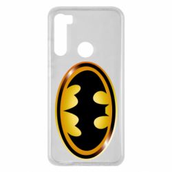 Чохол для Xiaomi Redmi Note 8 Batman logo Gold - PrintSalon