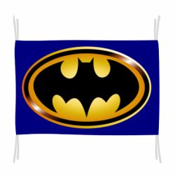 Прапор Batman logo Gold
