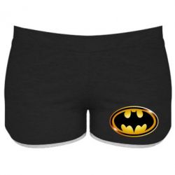 Жіночі шорти Batman logo Gold - PrintSalon