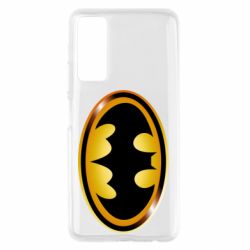 Чохол для Huawei P Smart 2021 Batman logo Gold - PrintSalon