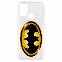 Чехол для Oppo A53/A32/A33 Batman logo Gold