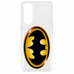 Чохол для Oppo Reno 4 Pro Batman logo Gold - PrintSalon