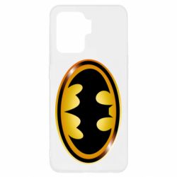 Чохол для Oppo Reno 5 Lite Batman logo Gold - PrintSalon