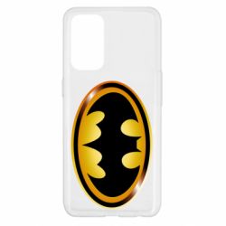 Чохол для Oppo Reno 5 4G Batman logo Gold - PrintSalon