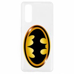 Чохол для Oppo Find X2Batman logo Gold - PrintSalon