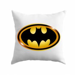 Подушка Batman logo Gold - PrintSalon
