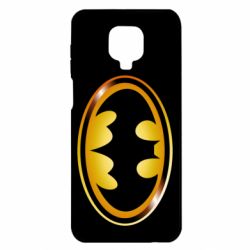 Чохол для Xiaomi Redmi Note 9S / 9Pro / 9Pro Max Batman logo Gold - PrintSalon