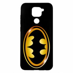 Чохол для Xiaomi Redmi Note 9 / Redmi 10X Batman logo Gold - PrintSalon