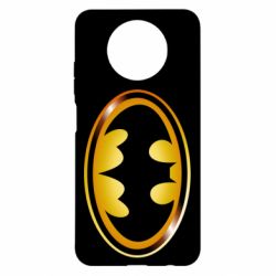 Чехол для Xiaomi Redmi Note 9 5G/Redmi Note 9T Batman logo Gold