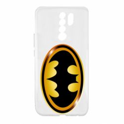 Чохол для Xiaomi Redmi 9 Batman logo Gold - PrintSalon