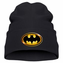 Дитяча шапка Batman logo Gold - PrintSalon