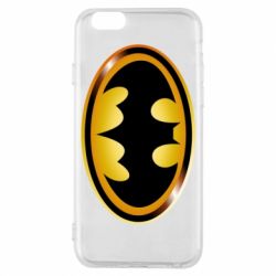 Чохол для iPhone 6/6S Batman logo Gold - PrintSalon