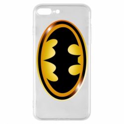Чохол для iPhone 7 Plus Batman logo Gold - PrintSalon