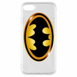 Чохол для iPhone 8 Batman logo Gold - PrintSalon