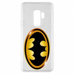 Чохол для Samsung S9+ Batman logo Gold