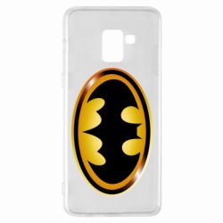 Чохол для Samsung A8+ 2018 Batman logo Gold - PrintSalon
